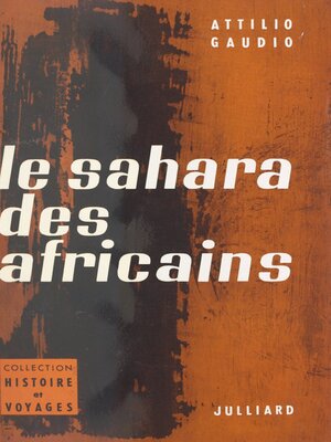 cover image of Le Sahara des Africains